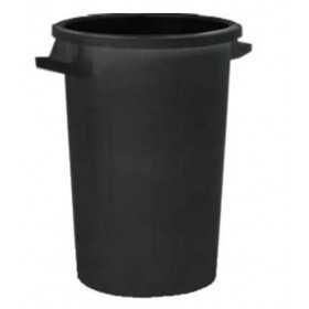 STEFANPLAST BIDONE PORTARIFIUTI NERO SENZA COPERCHIO lt 120