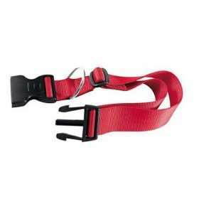 ADJUSTABLE COLLAR FOR DOGS IN RED NYLON MM. 10x20 / 30