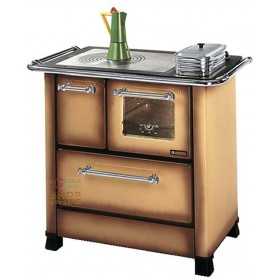 NORDICA WOOD COOKER MOD. ROMANTIC 4.5 KW. 6.0 BROWN COLOR