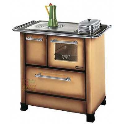 NORDICA WOOD COOKER MOD. ROMANTIC 4.5 KW. 6.0 BROWN COLOR