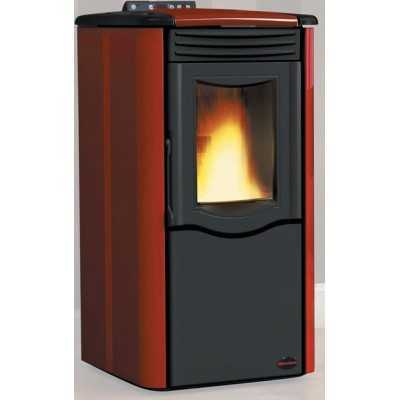 NORDICA EXTRAFLAME PELLET STOVE ROSY BORDEAUX KW 5