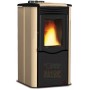 NORDICA EXTRAFLAME PELLET STOVE ROSY PARCHMENT KW 5