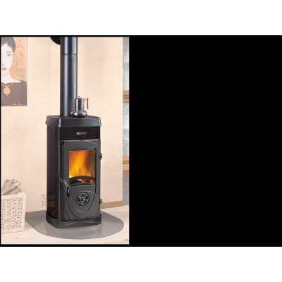 NORDICA SUPER JUNIOR CONTINUOUS WOOD STOVE COLOR BLACK