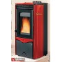 NORDICA DUCHESSA PELLET STOVE KW 10 BORDEAUX STEEL