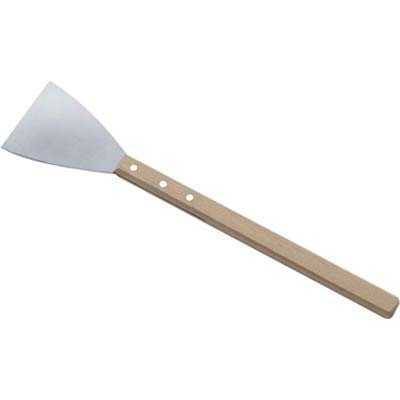 AUSONIA SPATOLA PER RASCHIARE MANICO DI LEGNO LUNGO CM. 10x48