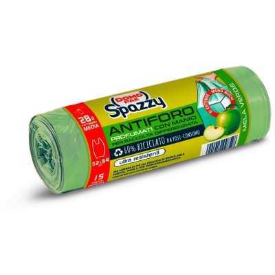 DOMOPAK SPAZZY SACCHETTI 28LT MELA VERDE PZ. 15