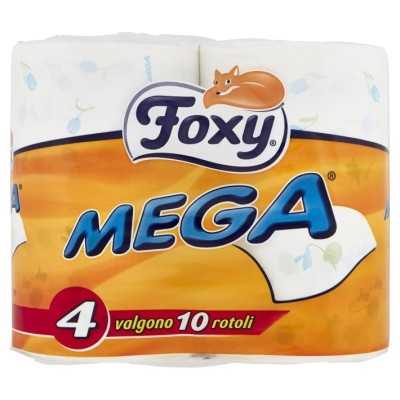 FOXY CARTA IGIENICA MEGA 4 ROTOLI 2 VELI