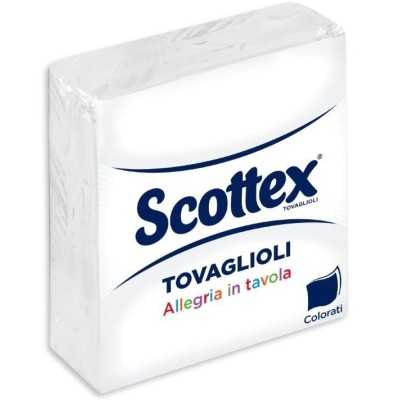 SCOTTEX TOVAGLIOLI 33X33 2 VELI 33 PEZZI BIANCHI