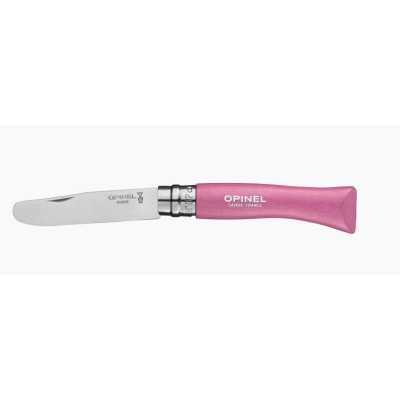OPINEL KNIFE INOX N. 7 ROUND TIP MON PREMIER FUCHSIA HANDLE