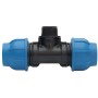 TEE MASCHIO TUBO NERO 20x1/2x20
