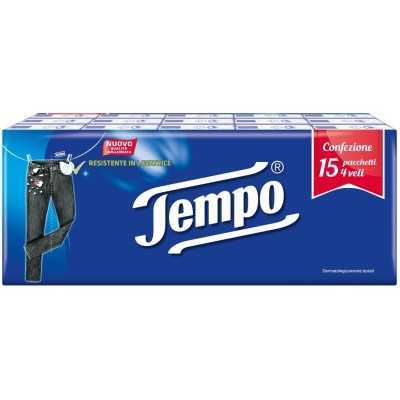 TEMPO FAZZOLETTI 4 VELI CONFEZIONE DA 15 PACCHETTI.