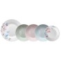 TOGNANA SERVIZIO 18 PIATTI PORCELLANA MULTICOLOR DA TAVOLA