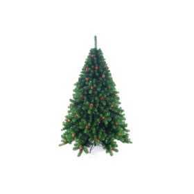 ALBERO DI NATALE MARILLEVA CON BACCHE E PIGNE 627 RAMI CM. 180