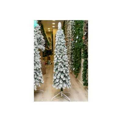 ALBERO DI NATALE MONTEZUMA INNEVATO 239 RAMI CON BASE IN