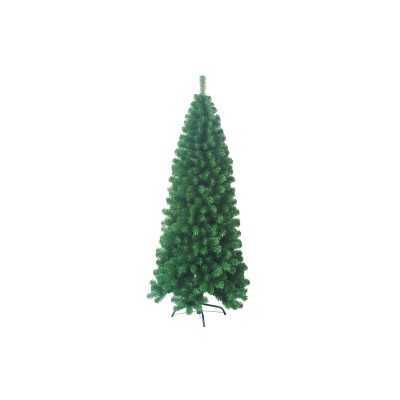 ALBERO DI NATALE MONTEZUMA SLIM 748 RAMI CON BRACCIO IN METALLO