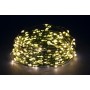 300 LUCI DI NATALE MICROLED PER USO ESTERNO 8F CAVO V. CALDO