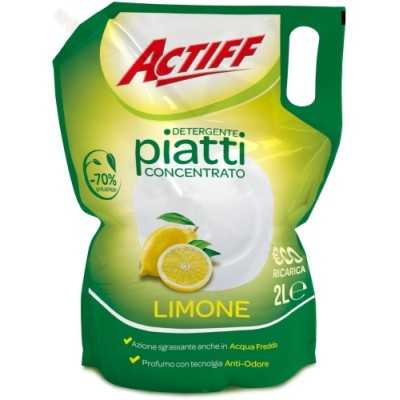 ACTIFF DETERGENTE PIATTI CONCENTRATO RICARICA LIMONE lt. 2