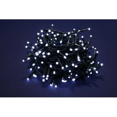 SERIE 180 LUCI DI NATALE A LED PER USO ESTERNO 8F BIANCA