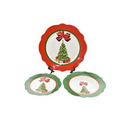 SERVIZIO 18 PIATTI TAVOLA BONECHINA DEC.E