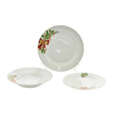 SERVIZIO SET 18 PIATTI TAVOLA TONDO DES.741