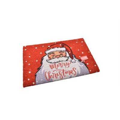 ZERBINO TAPPETO DI NATALE MERRY CHRISTMAS M.2585 CM. 40x60