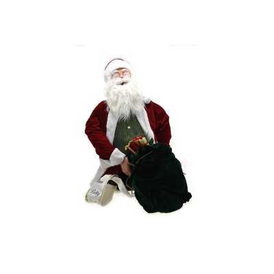 BABBO NATALE CON MUSICA MOVIMENTATO LUCI LED MOD.0001 CM. 150h