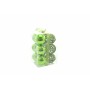 BOX 12 SFERE PALLINE DI NATALE LUCIDA/TRAF.GLITTERATA VERDE CM.