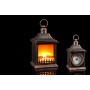 LANTERNA CAMINO BATTUTO MARRONE ANTRACITE CM. 15x15x27