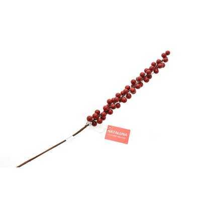 PICK BACCHE DECORO NATALIZIO M.902 ROSSO CM. 60