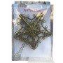 PUNTALE ALBERO DI NATALE A FORMA DI STELLA MOD.46014 CM. 20x3,5