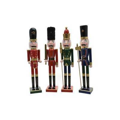 SCHIACCIANOCI DI NATALE CLASSIC 4 COLORI CM. 55h.