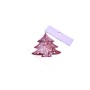 APPENDINO A FORMA DI ALBERO CON GLITTER ROSSO CM. 10/15