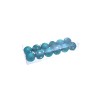 BOX 12 SFERE PALLINE DI NATALE GREEN/ARGENTO GLIT INN. CM. 7