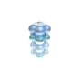 BOX 16 SFERE PALLINE DI NATALE MATTO/PERLATO TURCHESE CM. 8