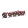 BOX 5 SFERE PALLINE DI NATALE DEC.23 BORDO'/ORO CM. 10