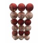BOX SET 18 SFERE PALLINE DI NATALE DEC.1840 ROSSO CM. 7
