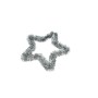 FUORI PORTA A FORMA DI STELLA COLORE ARGENTO MOD. 41 CM. 35
