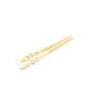 SET 2 CANDELE COLORE ORO METALLIZZATO CM. 40x2,2