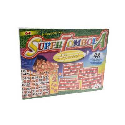 Viscio Trading Super Tombola Special - 48 Cartelle, Gioco Classico Per Famiglie, Multicolore