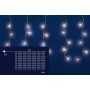 TENDA LUCI DI NATALE 192LED 8 FUNZIONI IP64 BIANCO CALDO MT. 3x1
