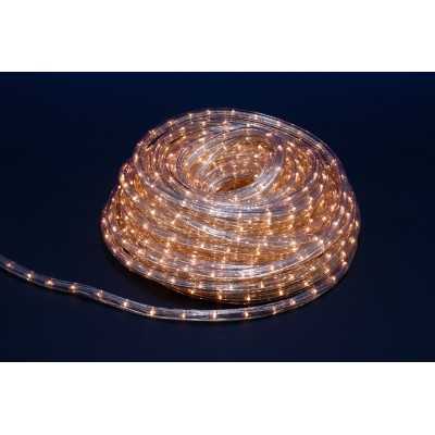 TUBO LUMINOSO DI NATALE CON 8 FUNZIONI 320 LUCE BIANCO MT. 10