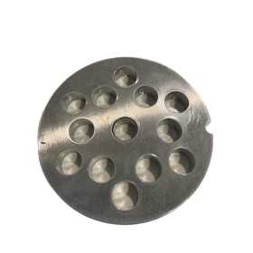 PIASTRA STAINLESS STEEL FOR MEAT GRINDER 8 HOLE 12