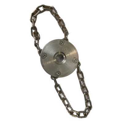 BROGIO TESTINA IN ALLUMINIO PER DECESPUGLIATORE CON 2 CATENE