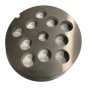 PIASTRA IN ACCIAIO INOX PER TRITACARNE 12 FORO 14