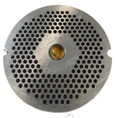 PIASTRA IN ACCIAIO INOX PER TRITACARNE 22 FORO 3
