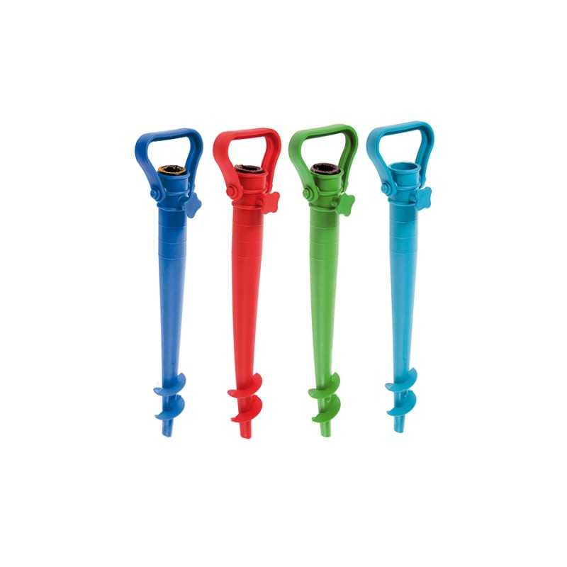 CLISPEED Ancora Per Ombrellone Da Spiaggia Con Vite A 3 Livelli – Antiruggine E Resistente Al Vento - 3