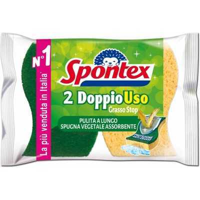 SPONTEX SPUGNA ABRASIVA A DOPPIO USO PZ. 2