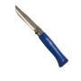 OPINEL KNIFE STAINLESS STEEL N.8 BLUE BARODEUR HANDLE