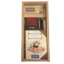 OPINEL INOX N. 7 ROUND TOE MON PREMIER WITH SHEATH AND WOODEN