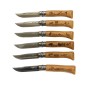 OPINEL SET 6 KNIVES N. 8 INOX COLLECTION ANIMAL